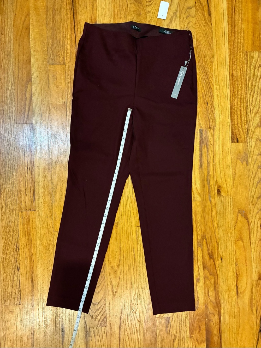 NWT LOFT high waisted skinny curvy work pants